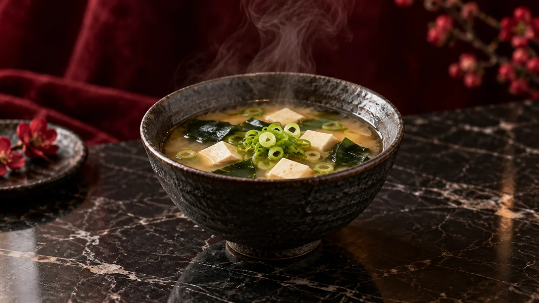 Miso-Suppe mit Tofu